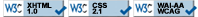 xhtml, css y wia validados